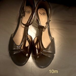 Sofft Brown Leather Heels
